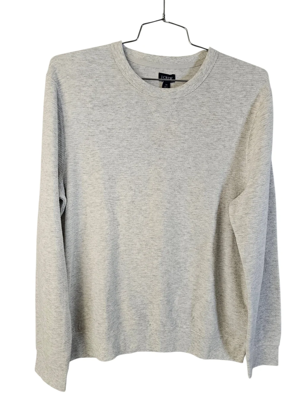 J. Crew Men's Cotton moss-stitch crewneck sweater - Picture 2 of 8